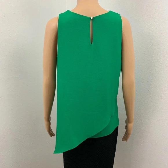 VINCE CAMUTO Kelly green blouse - Picture 3 of 7